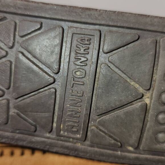 Minnetonka Back Zip Boot - Chestnut Women's Size 9.5 - Picture 9 of 10